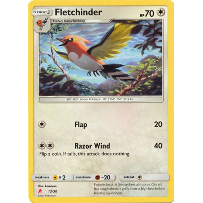 Fletchinder (13/30) [Sun & Moon: Trainer Kit - Lycanroc]