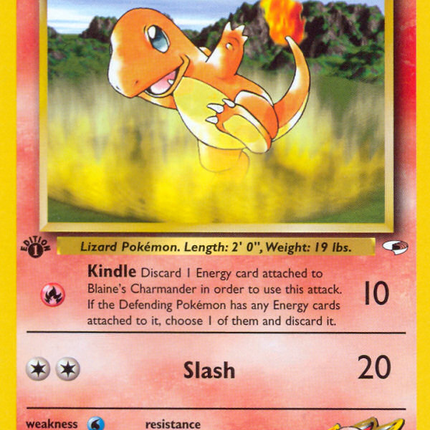 Blaine's Charmander (61/132) [Gym Heroes 1st Edition]