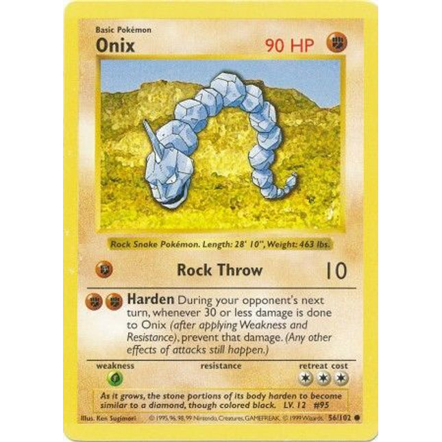 Onix (56/102) [Base Set (Shadowless)]