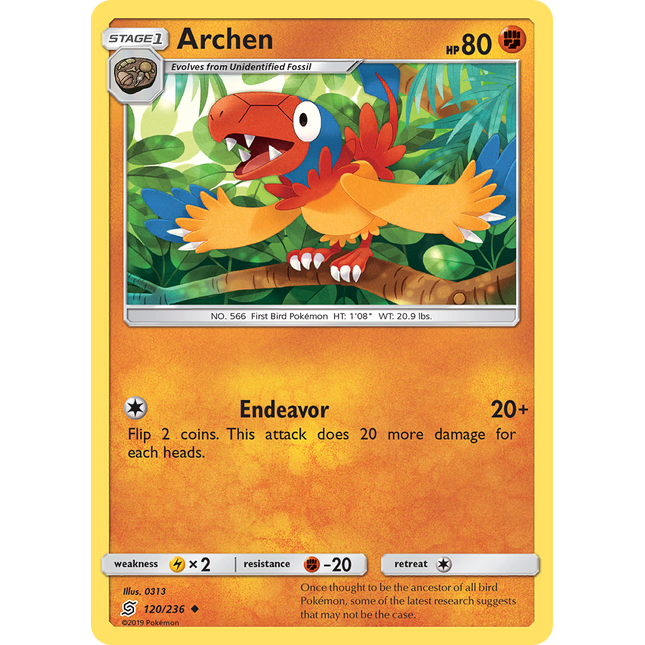 Archen (120/236) [Sun & Moon: Unified Minds]
