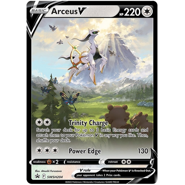 Arceus V (SWSH204) [Sword & Shield: Black Star Promos]