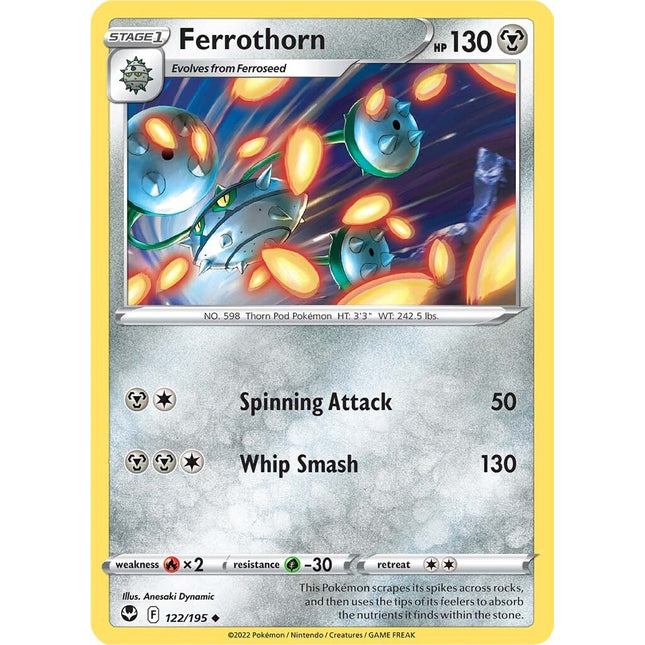 Ferrothorn (122/195) [Sword & Shield: Silver Tempest]