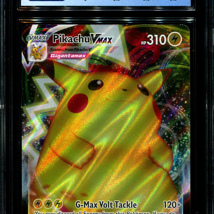 Pikachu Vmax - 044/185 - CGC 9 Mint - Vivid Voltage - Pokemon - 28196