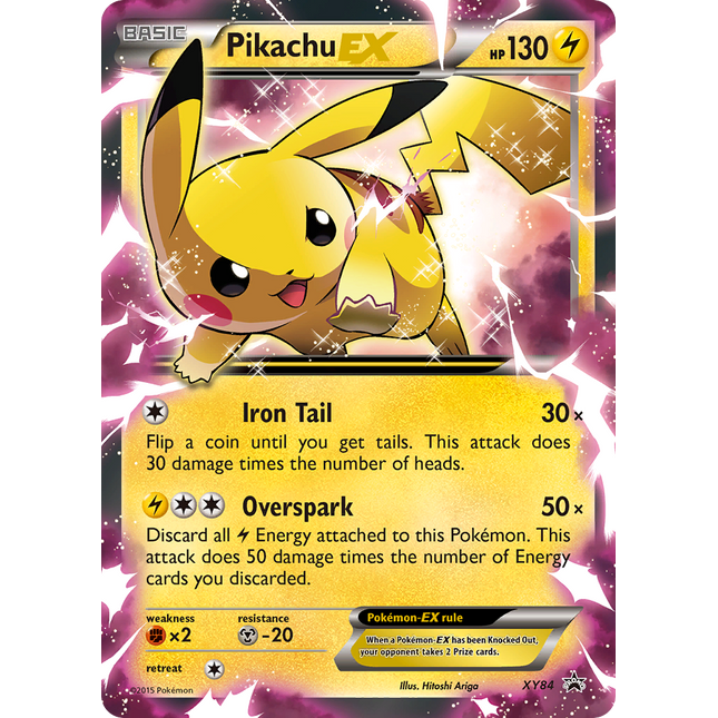 Pikachu EX (XY84) [XY: Black Star Promos]