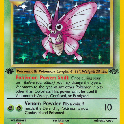 Venomoth (13/64) [Jungle 1st Edition]