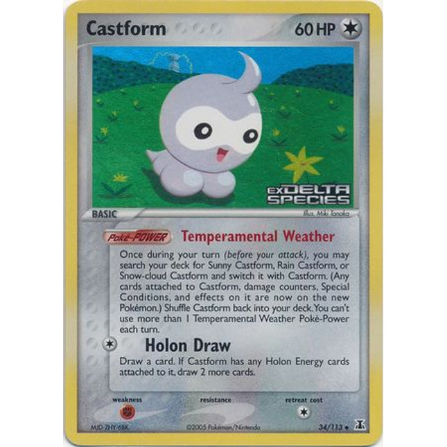 Castform (34/113) (Stamped) [EX: Delta Species]