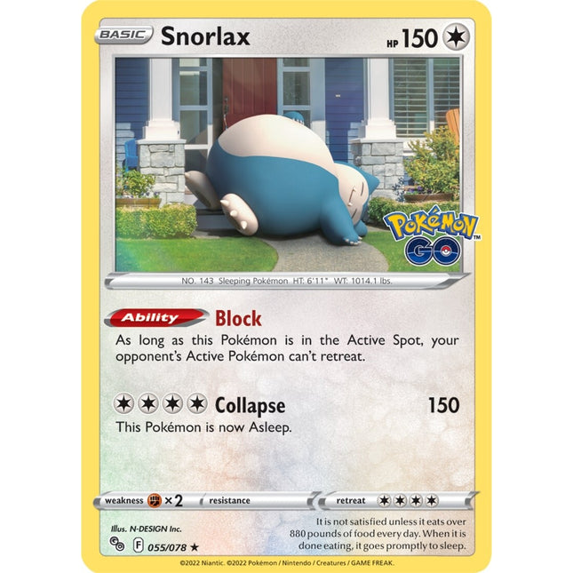 Snorlax (055/078) [Pokémon GO]