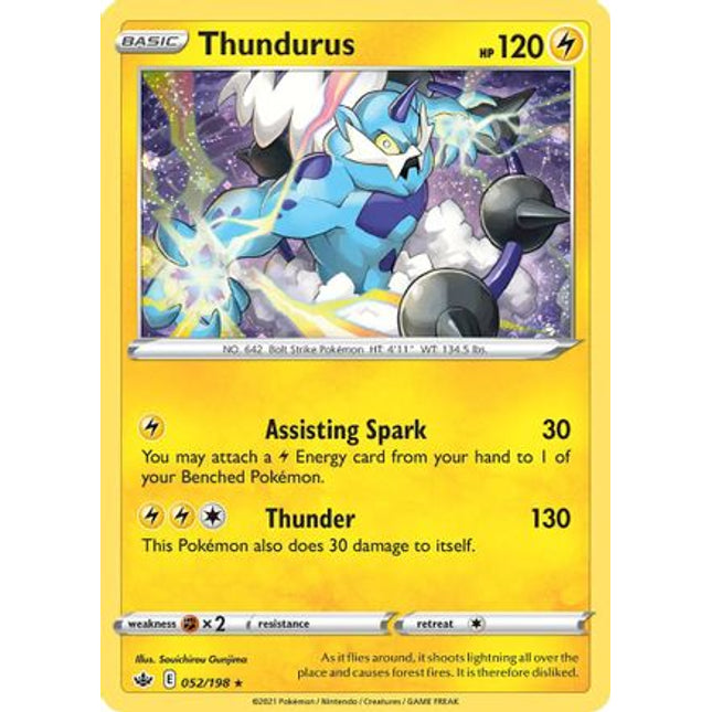 Thundurus (052/198) (Cosmos Holo) [Sword & Shield: Chilling Reign]
