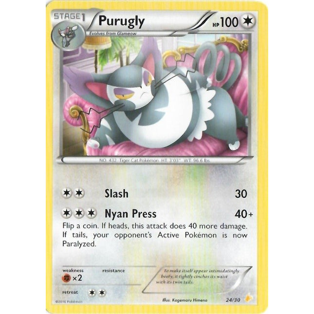Purugly (24/30) [XY: Trainer Kit 3 - Pikachu Libre]