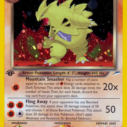 Dark Tyranitar (11/105) [Neo Destiny 1st Edition]
