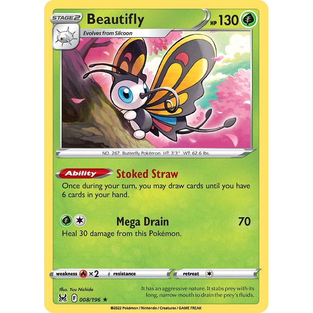 Beautifly (008/196) [Sword & Shield: Lost Origin]