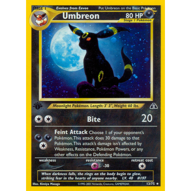 Umbreon (13/75) [Neo Discovery 1st Edition]