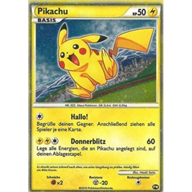 Pikachu (German) [Pikachu World Collection Promos]