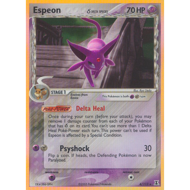 Espeon (4/113) (Delta Species) [EX: Delta Species]