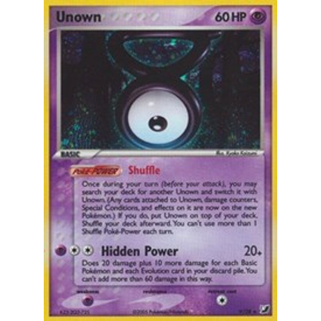 Unown (V) (V/28) [EX: Unseen Forces]