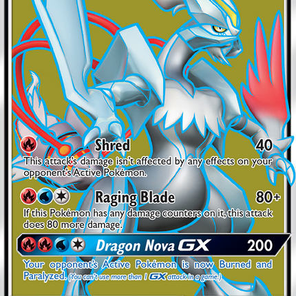 White Kyurem-GX [SM Black Star Promos]