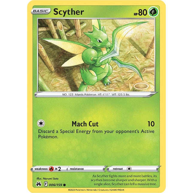 Scyther (006/159) [Sword & Shield: Crown Zenith]