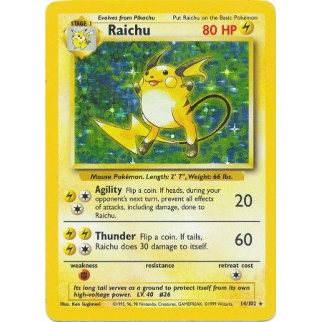 Raichu (14/102) [Base Set]