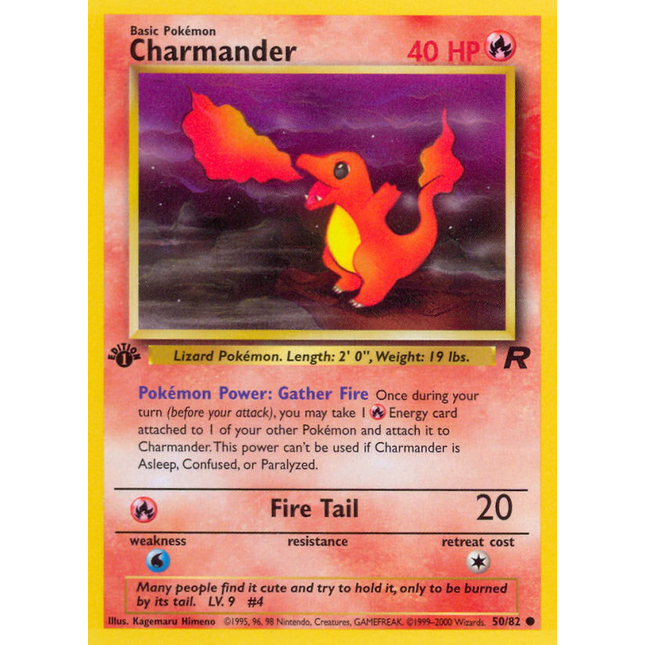 Charmander (50/82) [Team Rocket 1st Edition]