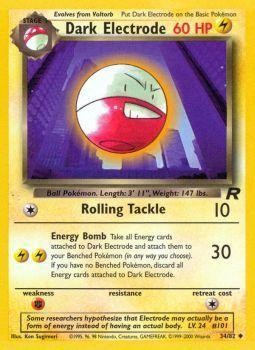 Dark Electrode (34/82) [Team Rocket]
