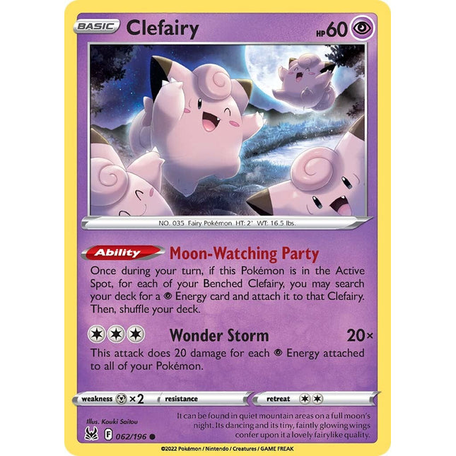 Clefairy (062/196) [Sword & Shield: Lost Origin]
