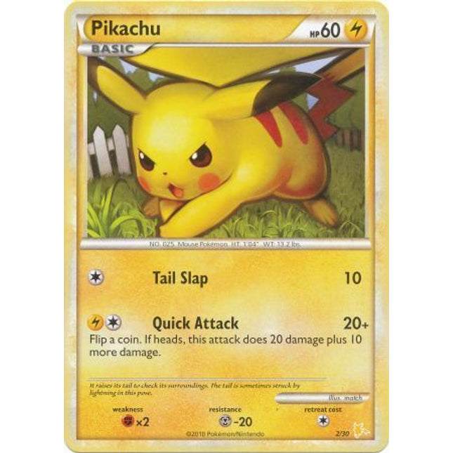 Pikachu (2/30) [HeartGold & SoulSilver: Trainer Kit - Raichu]