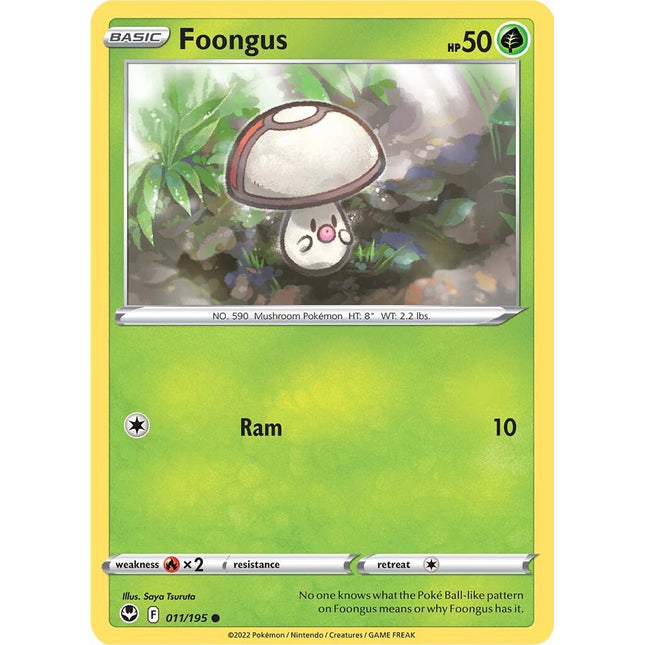 Foongus (011/195) [Sword & Shield: Silver Tempest]