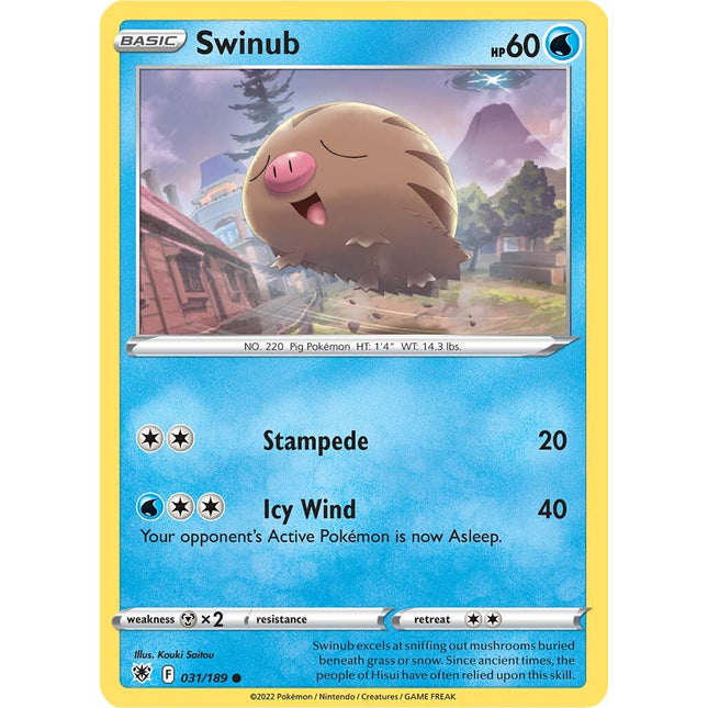 Swinub (031/189) [Sword & Shield: Astral Radiance]