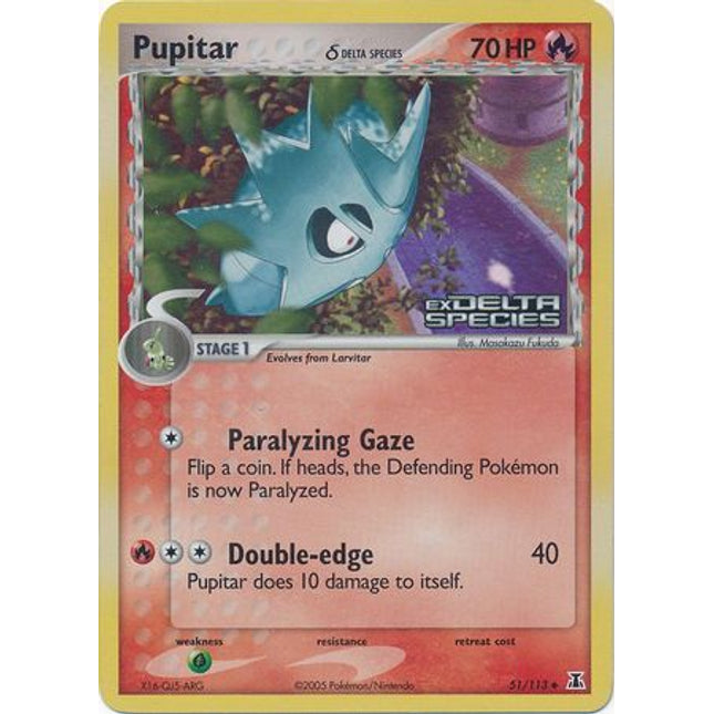 Pupitar (51/113) (Delta Species) (Stamped) [EX: Delta Species]