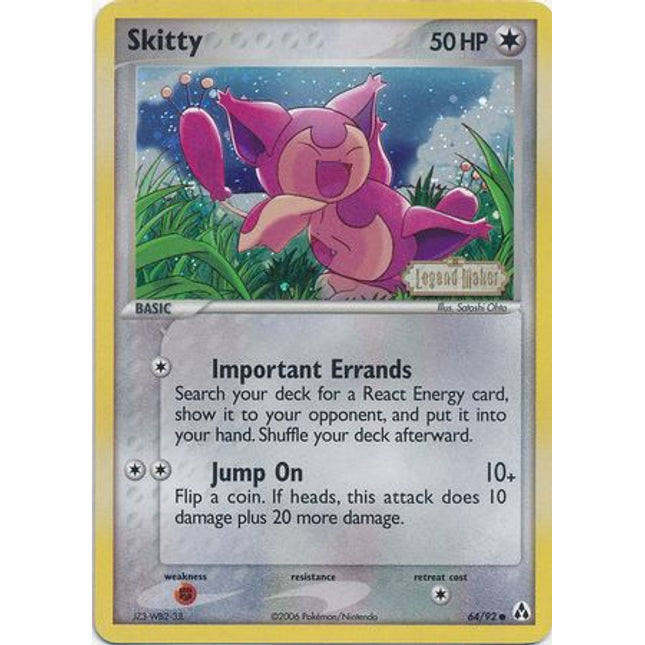 Skitty (64/92) (Stamped) [EX: Legend Maker]