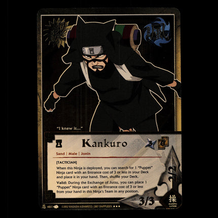 Kankuro - 461 - NM - 1st Edition - Foil - Naruto CCG - D4-290