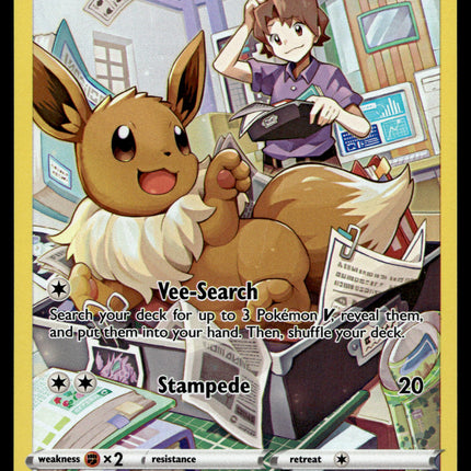 Eevee - TG11/TG30 - NM - Full Art - Brilliant Stars - Pokemon - A6-30