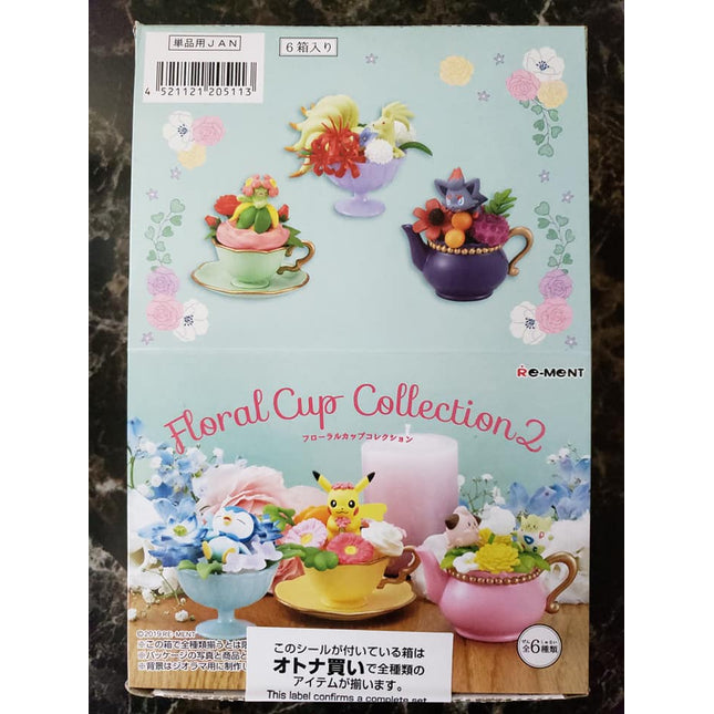 Pokemon - Floral Cup Collection 2 - Sealed Box of 6 - Re-Ment