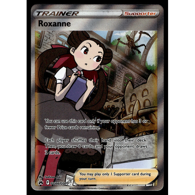 Roxanne - GG66/GG70 - NM - Full Art - Crown Zenith - Pokemon