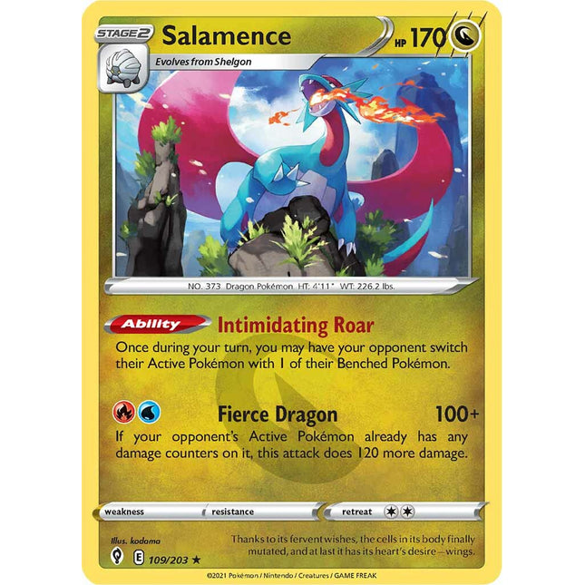 Salamence (109/203) [Sword & Shield: Evolving Skies]