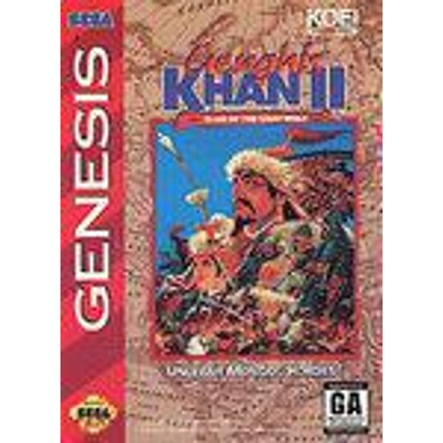 Genghis Khan II Clan of the Gray Wolf - Sega Genesis