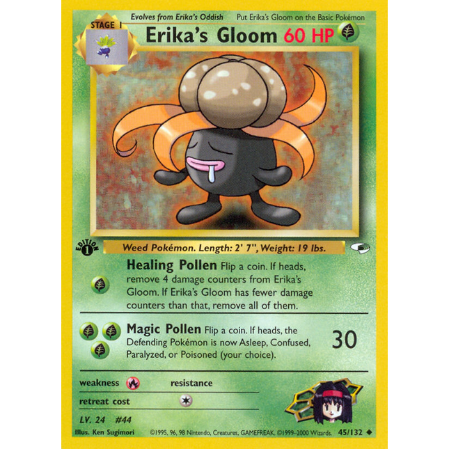 Erika's Gloom (45/132) [Gym Heroes 1st Edition]