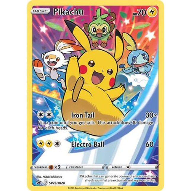 Pikachu (SWSH020) [Sword & Shield: Black Star Promos]
