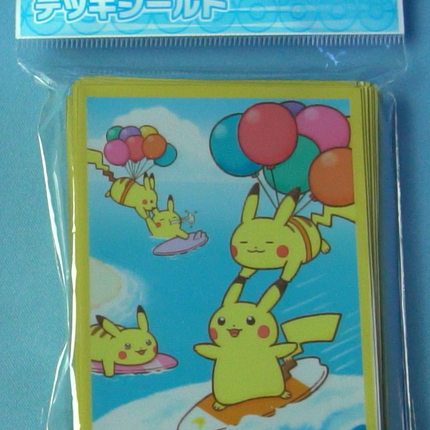 Surfing & Flying Pikachu Sleeves - Set of 64 Sleeves - Japanese - Pokemon Center