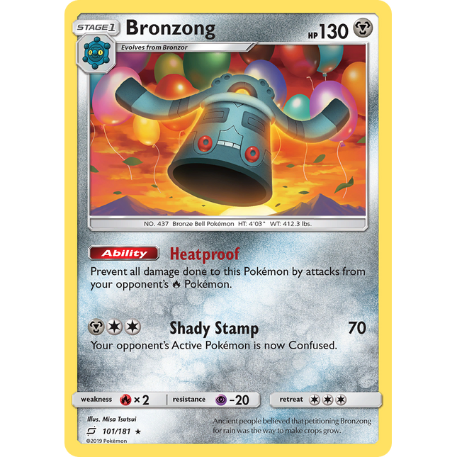 Bronzong (101/181) [Sun & Moon: Team Up]