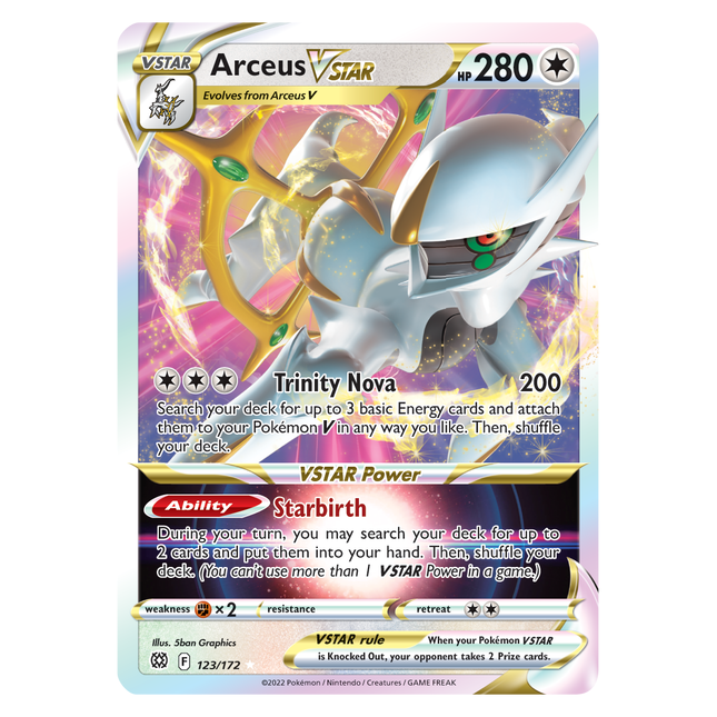 Arceus VSTAR (123/172) [Sword & Shield: Brilliant Stars]