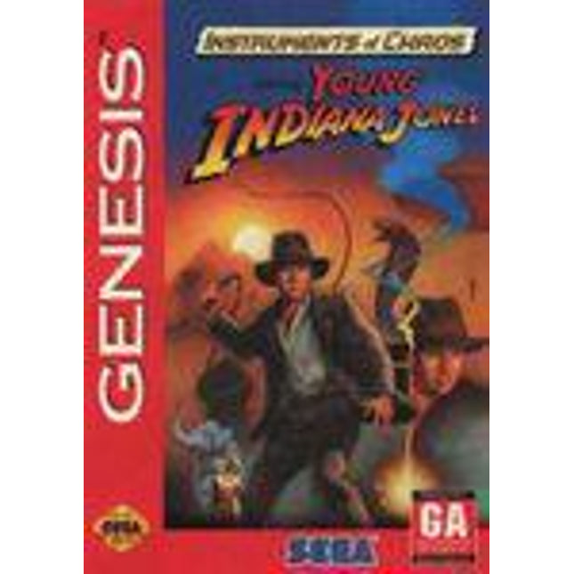 Instruments of Chaos Starring Young Indiana Jones - Sega Genesis