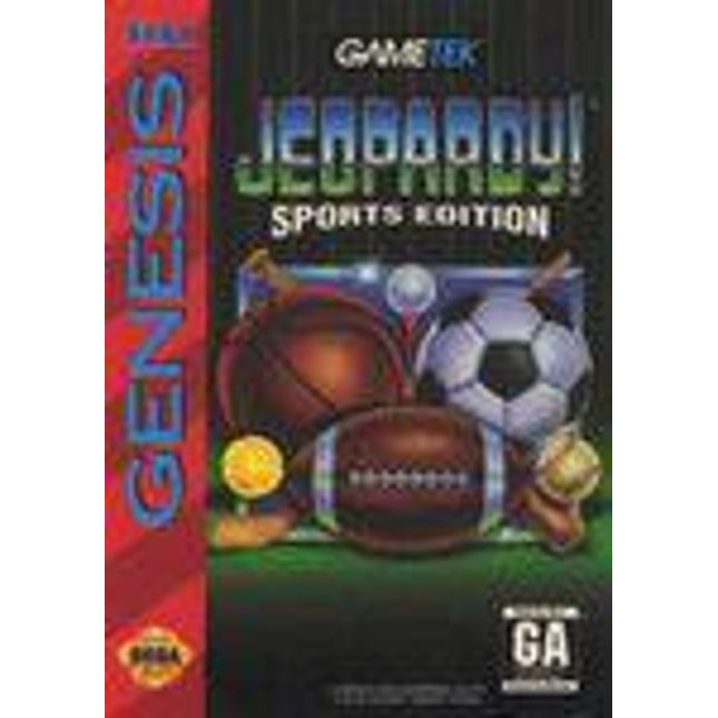 Jeopardy Sports Edition - Sega Genesis