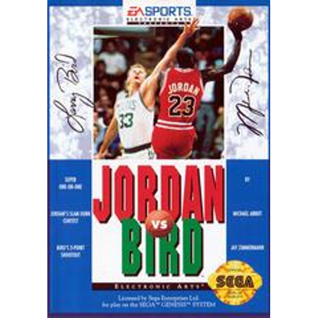 Jordan vs Bird: One-On-One - Sega Genesis