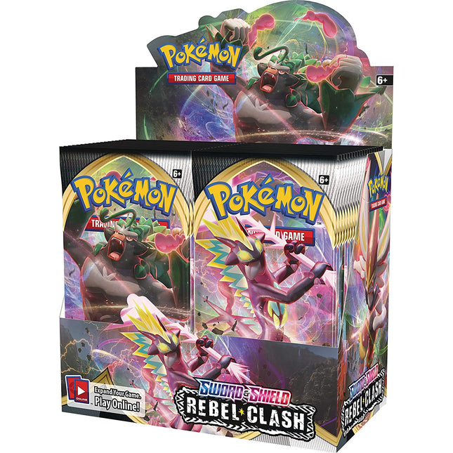 Sword & Shield Rebel Clash - Pokemon - 36 Pack Booster Box - Sealed - New