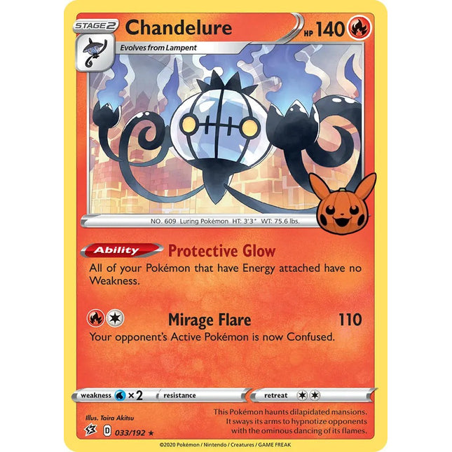 Chandelure (033/192) [Trick or Trade]