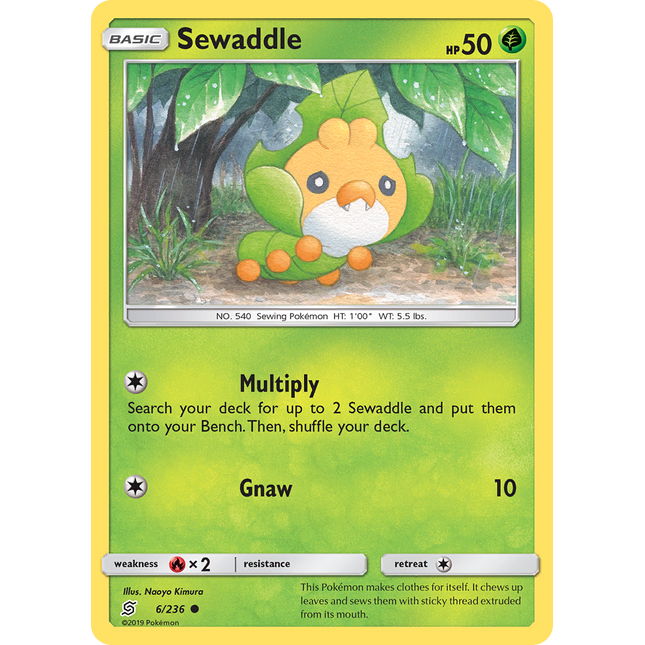 Sewaddle (6/236) [Sun & Moon: Unified Minds]