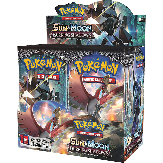 Sun & Moon Burning Shadows - Pokemon - 36 Pack Booster Box - 1st Print - Sealed - New
