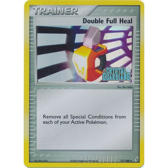 Double Full Heal (77/100) (Stamped) [EX: Crystal Guardians]