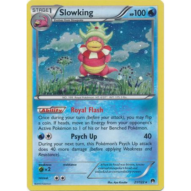 Slowking (21/122) (Cosmos Holo) [XY: BREAKpoint]